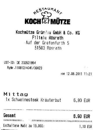 vcsd H�ffner Kochm�tze Restaurant